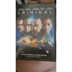 Criminal DVD Kevin Costner Gary Oldman Tommy Lee Jones Gal Gadot Action Thriller